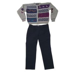 J. Jill Precision Stretch Ankle Dress Pants Mid Waist Rise Side Zip Casual Crop